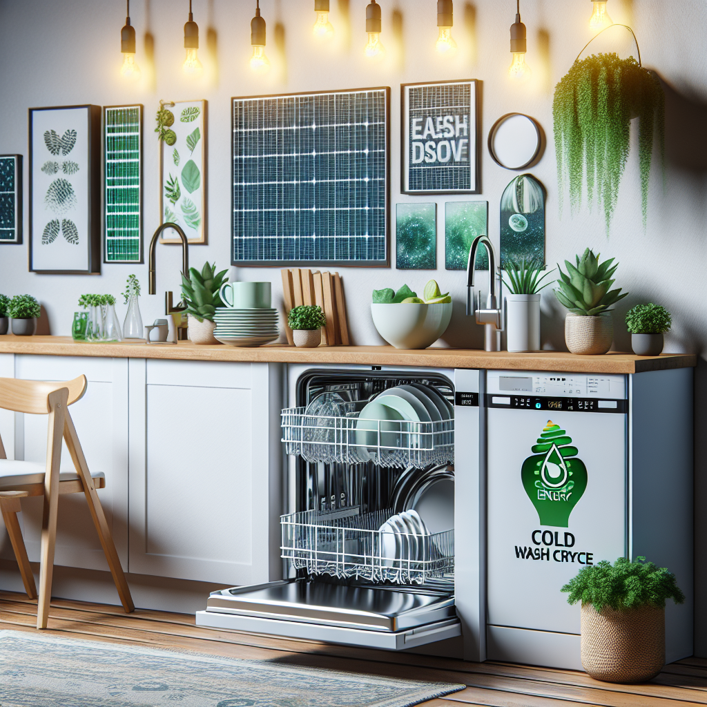 Lave-vaisselle avec cycles de lavage à froid pour économiser l'énergie