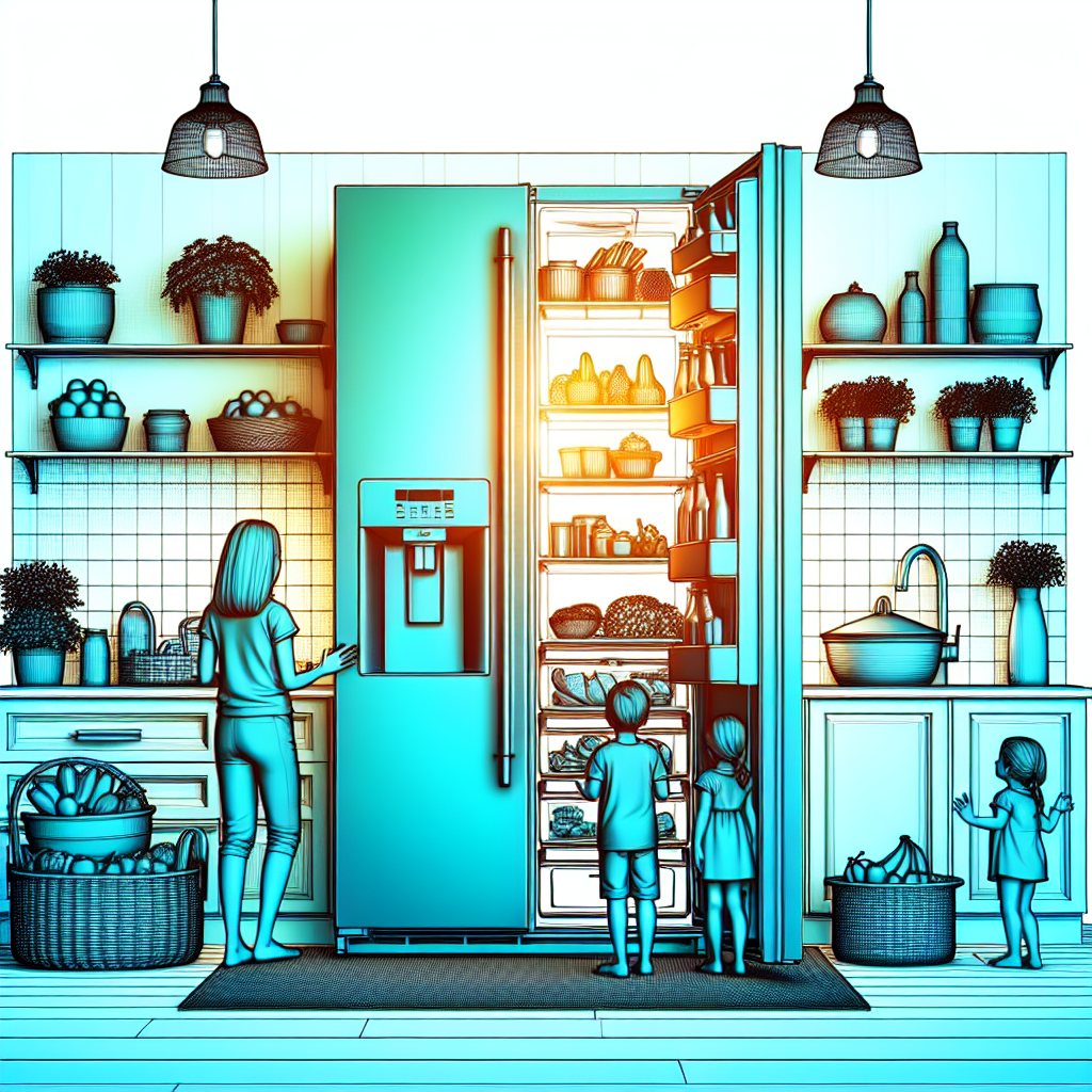 Réfrigérateurs de grande capacité : Une solution pour les grandes familles