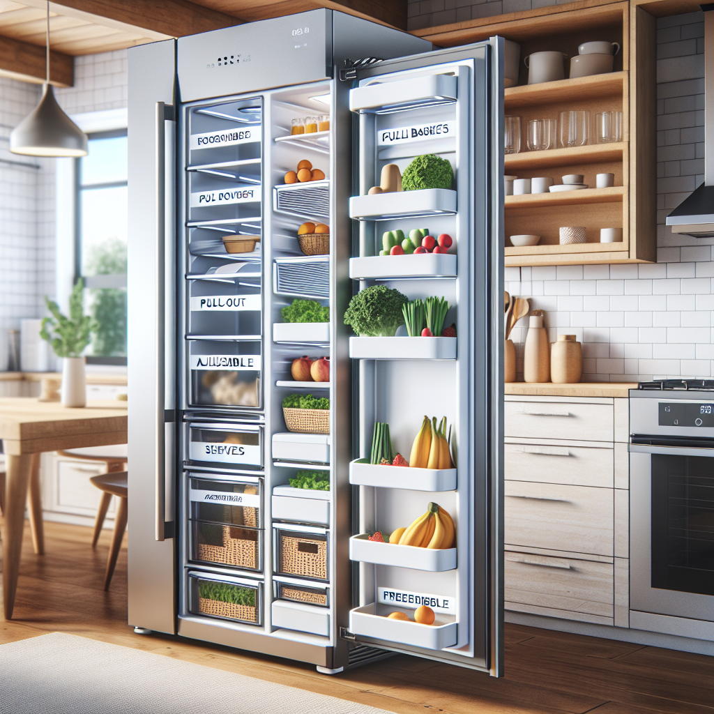 Refrigerators with customizable storage spaces: practical and flexible