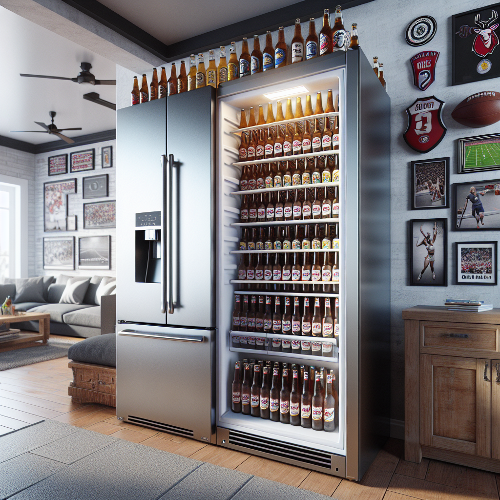 Refrigerators with Built-In Beer Compartments for Enthusiasts