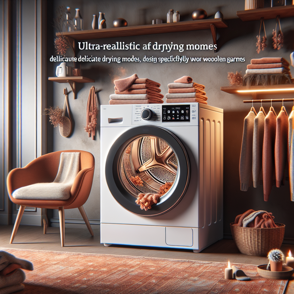 Dryers with delicate drying modes for woolen clothes