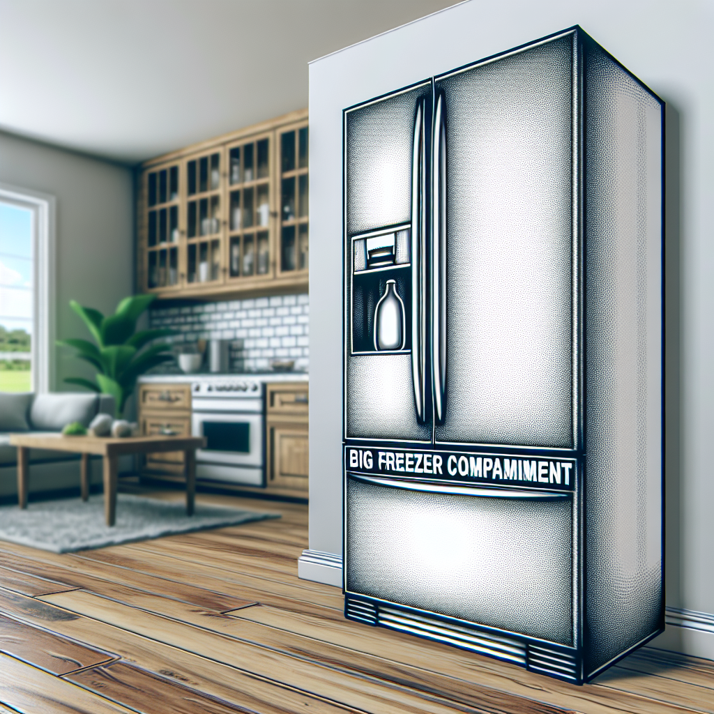 Refrigerators with large freezer compartments