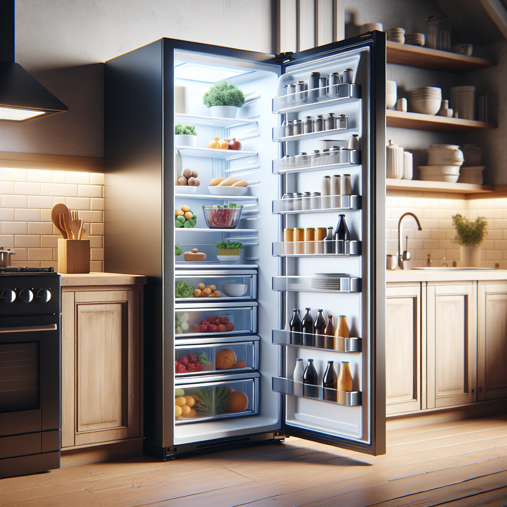 Refrigerators with adjustable shelves for more convenience