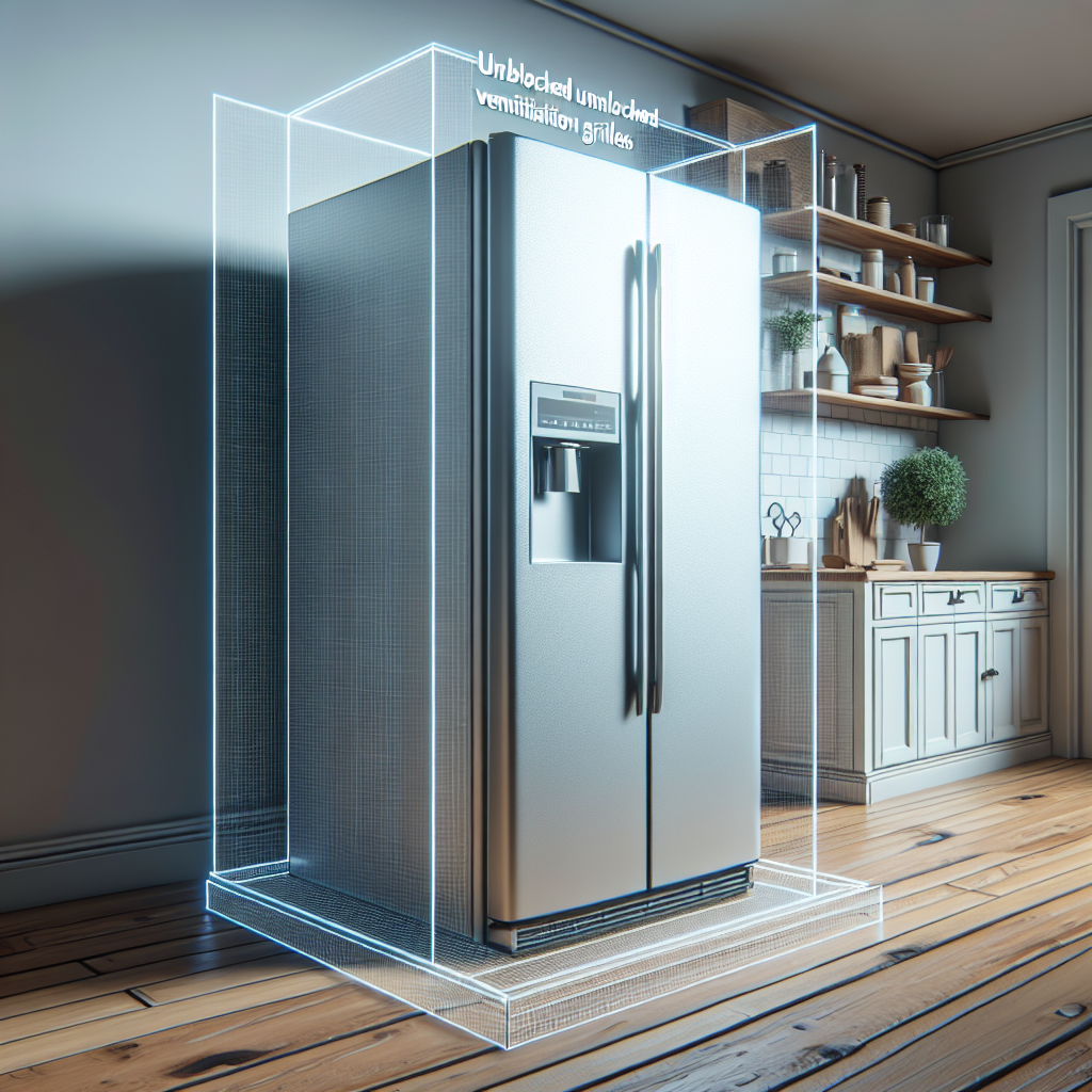 Refrigerator: Why avoid blocking the ventilation grilles