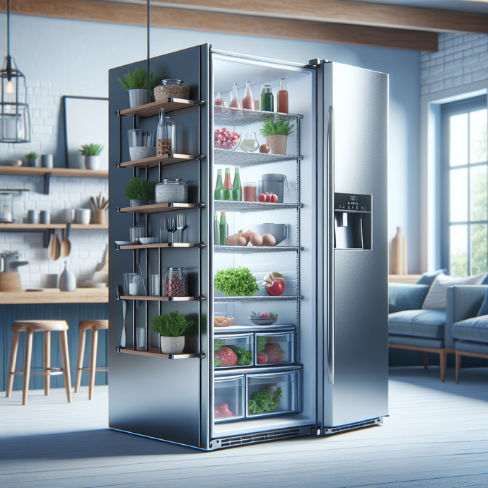 Réfrigérateurs avec étagères ajustables pour un stockage flexible