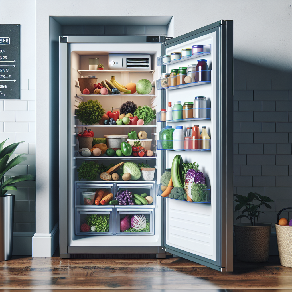 Refrigerator: The importance of managing perishable food to prevent waste