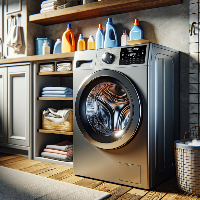 Machines à laver avec fonctions de pré-lavage : Pour un nettoyage plus profond