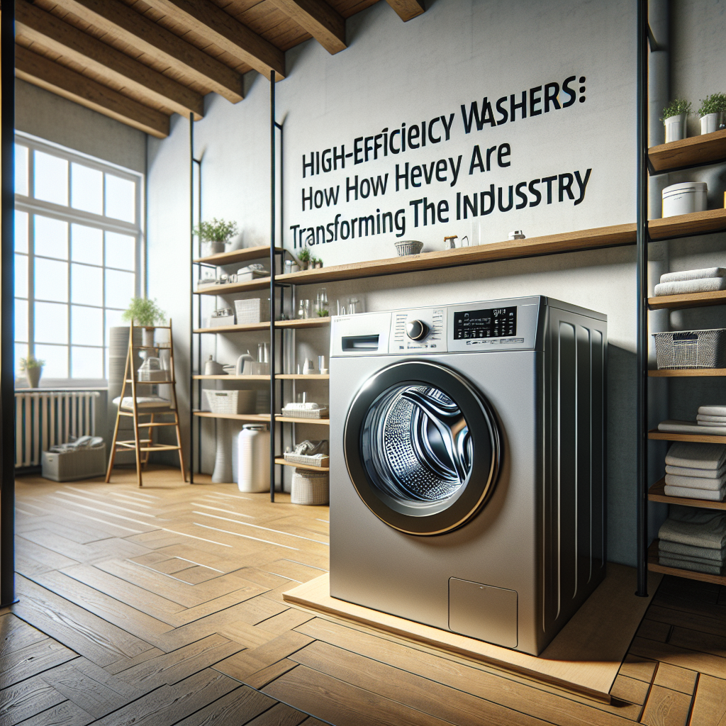 High-Efficiency Washers: How They Are Transforming the Industry