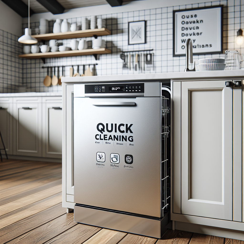The advantages of dishwashers with quick cleaning options