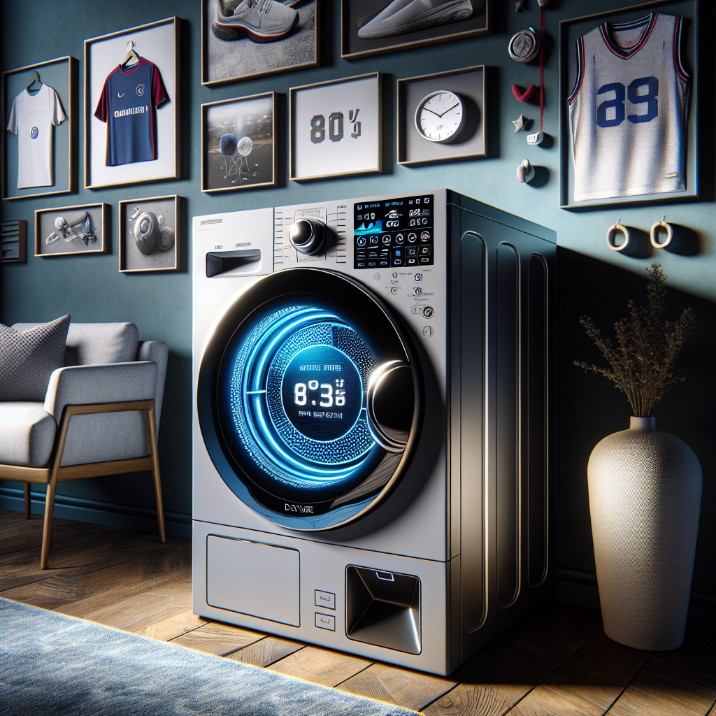 Dryers with settings for sportswear fabrics