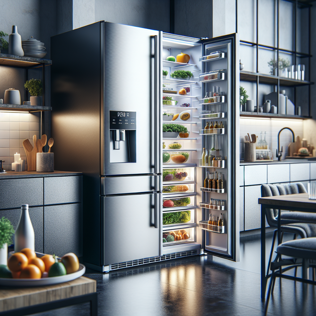 Refrigerators with specialized compartments for fresh and frozen food
