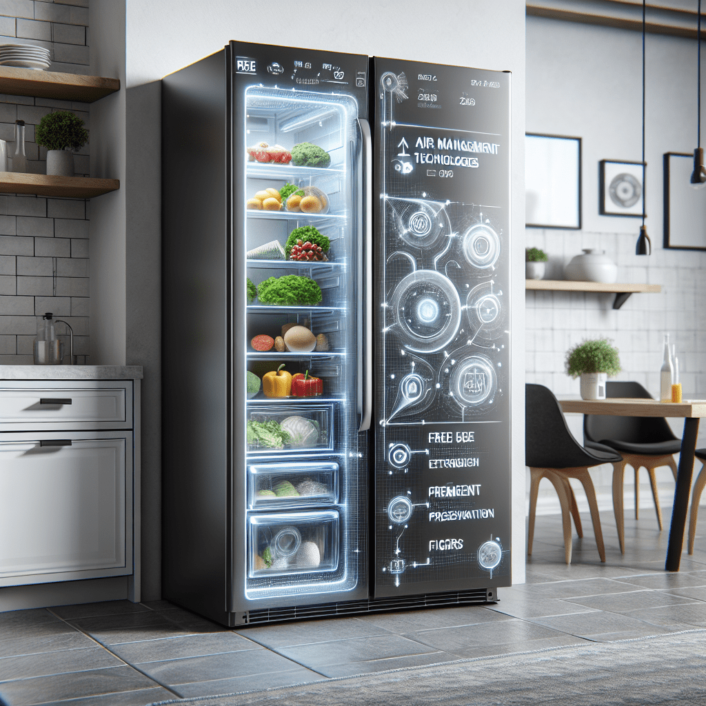 Refrigerators with Air Management Technologies for Optimal Preservation