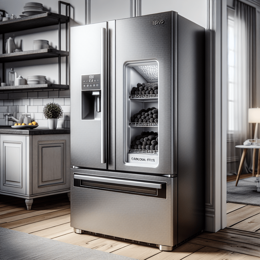 Refrigerators with charcoal filters to eliminate odors