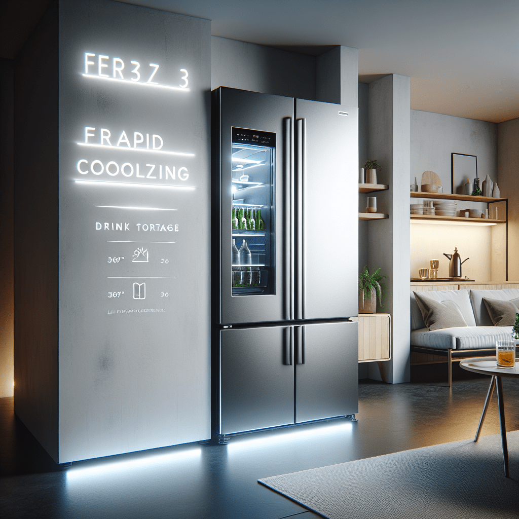 Refrigerators with rapid cooling zones: Perfect for drink storage
