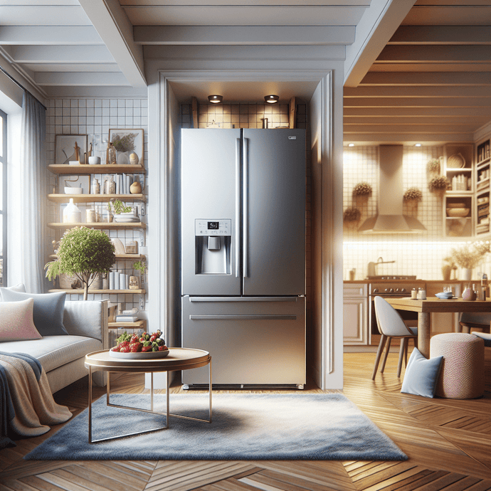 Refrigerators with reversible doors for more flexibility