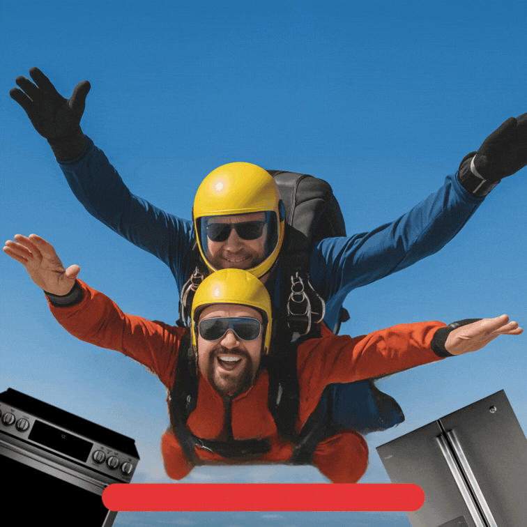 We Pay both Taxes on All Our Appliances – And One of Our Followers Jumped Out of a Plane With Us!