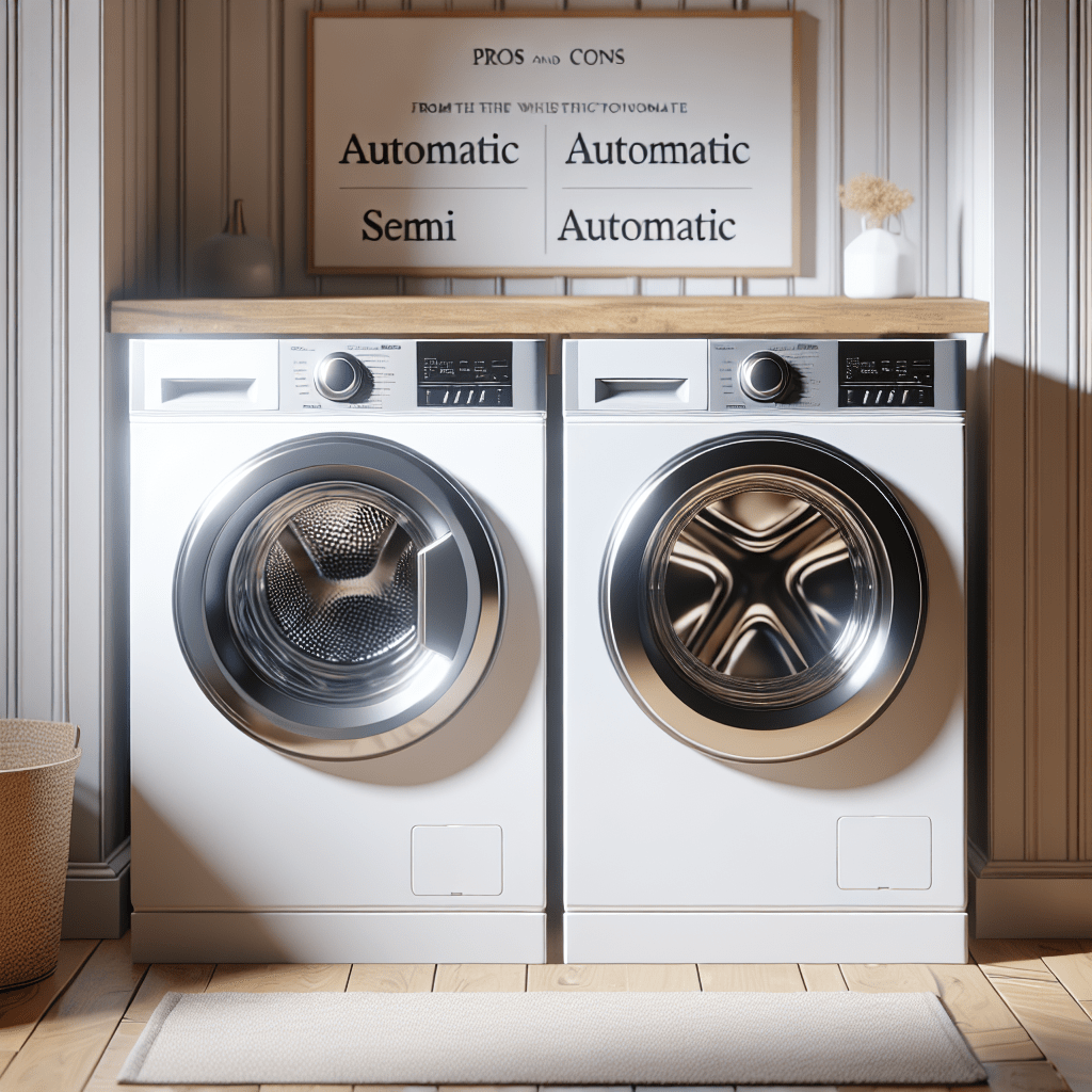 Automatic vs Semi-Automatic Washers: Which One to Choose? - BonPrix Électroménagers
