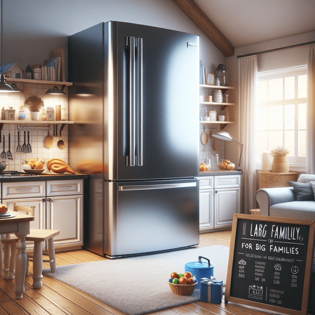 Criteria for choosing a refrigerator for large families - BonPrix Électroménagers