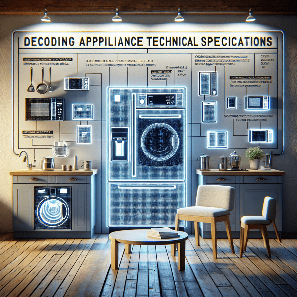 Decoding Appliance Technical Specifications - BonPrix Électroménagers