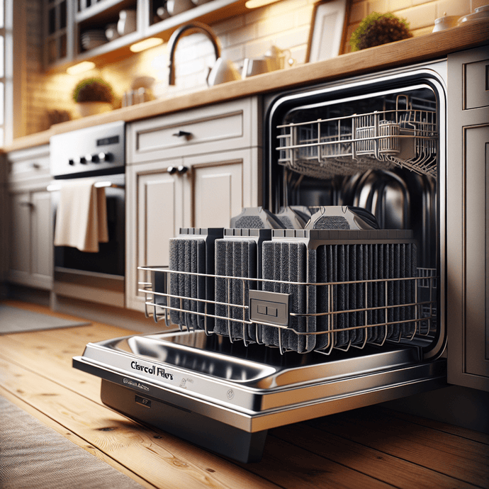 Dishwashers with charcoal filters for spotless cleanliness