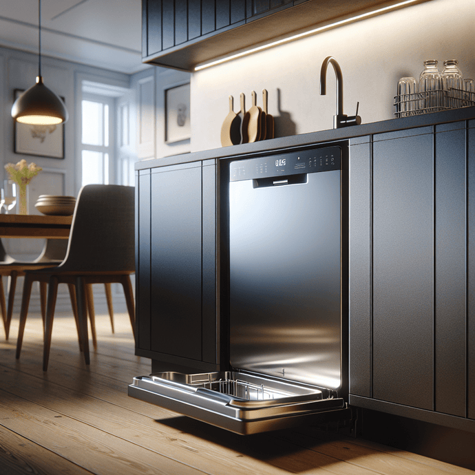 Dishwashers with cleaning cycles for large pots and pans