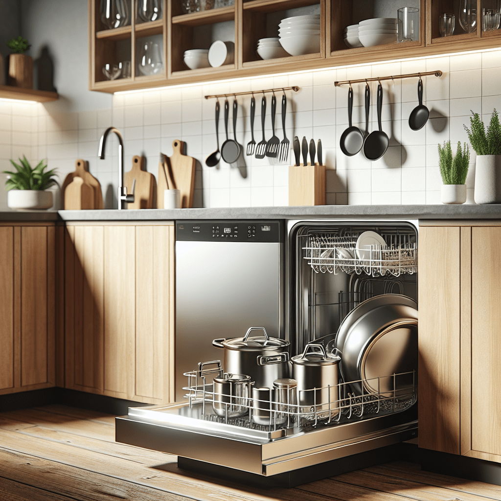 Dishwashers with cleaning cycles for large pots and pans - BonPrix Électroménagers