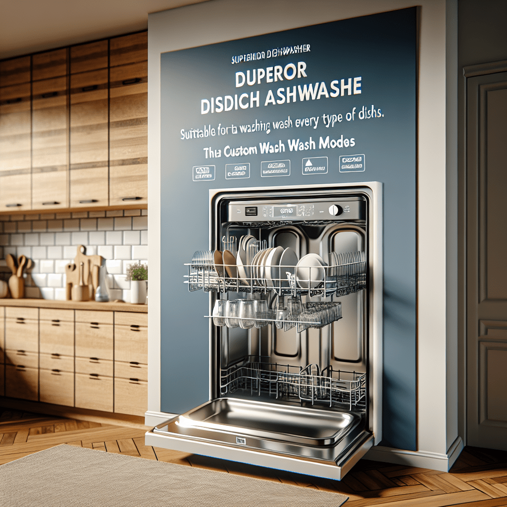 Dishwashers with Custom Wash Modes for Every Type of Dish - BonPrix Électroménagers