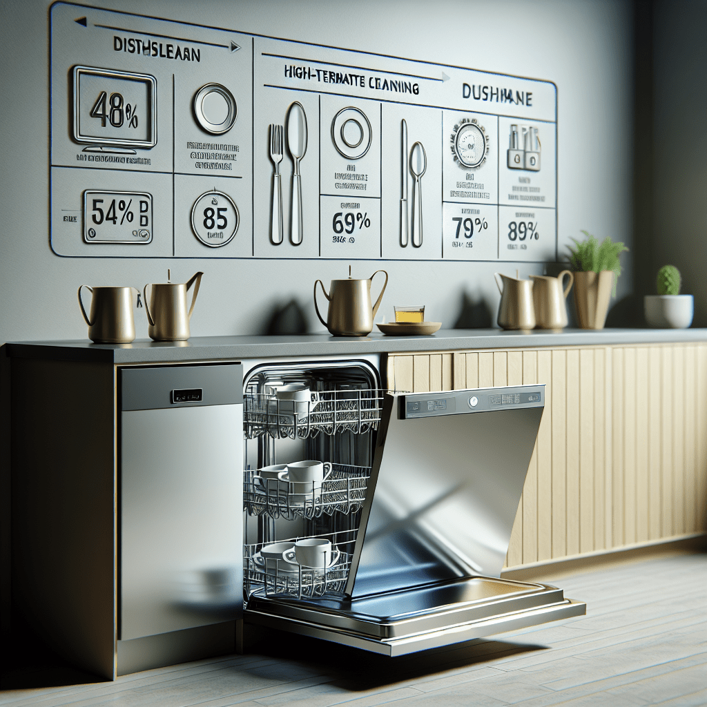 Dishwashers with high-temperature cleaning: unmatched cleanliness - BonPrix Électroménagers