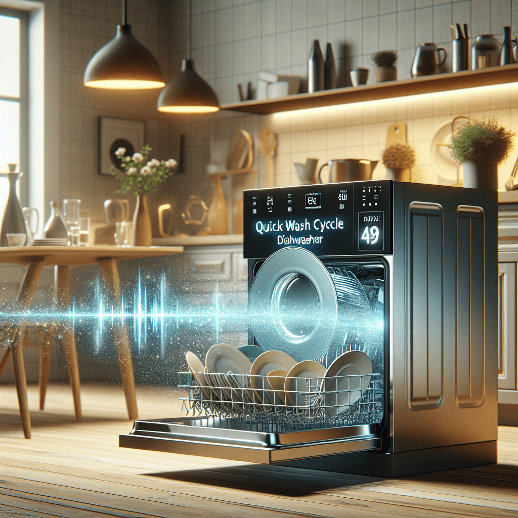 Dishwashers with quick wash cycle for significant time savings - BonPrix Électroménagers