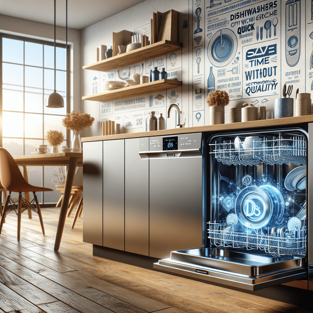 Dishwashers with quick wash cycles: save time without sacrificing quality - BonPrix Électroménagers