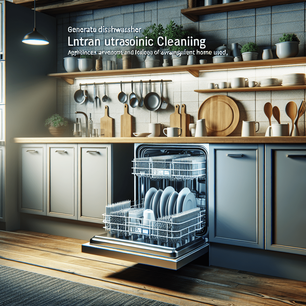 Dishwashers with ultrasonic cleaning for more effective washing - BonPrix Électroménagers