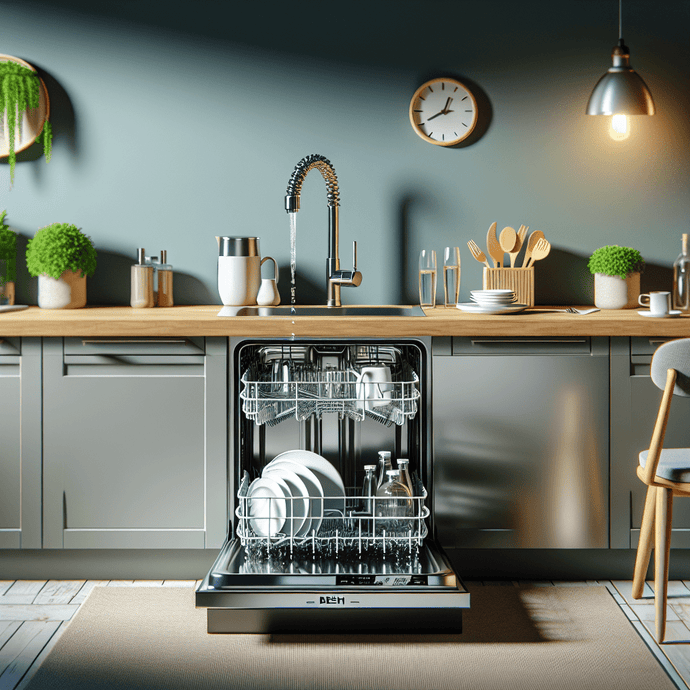 Dishwashers with water jet washing for perfect cleanliness