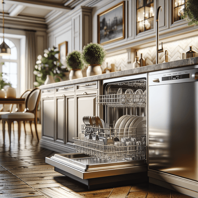 Lave-vaisselle avec lavage à jet d'eau pour une propreté parfaite