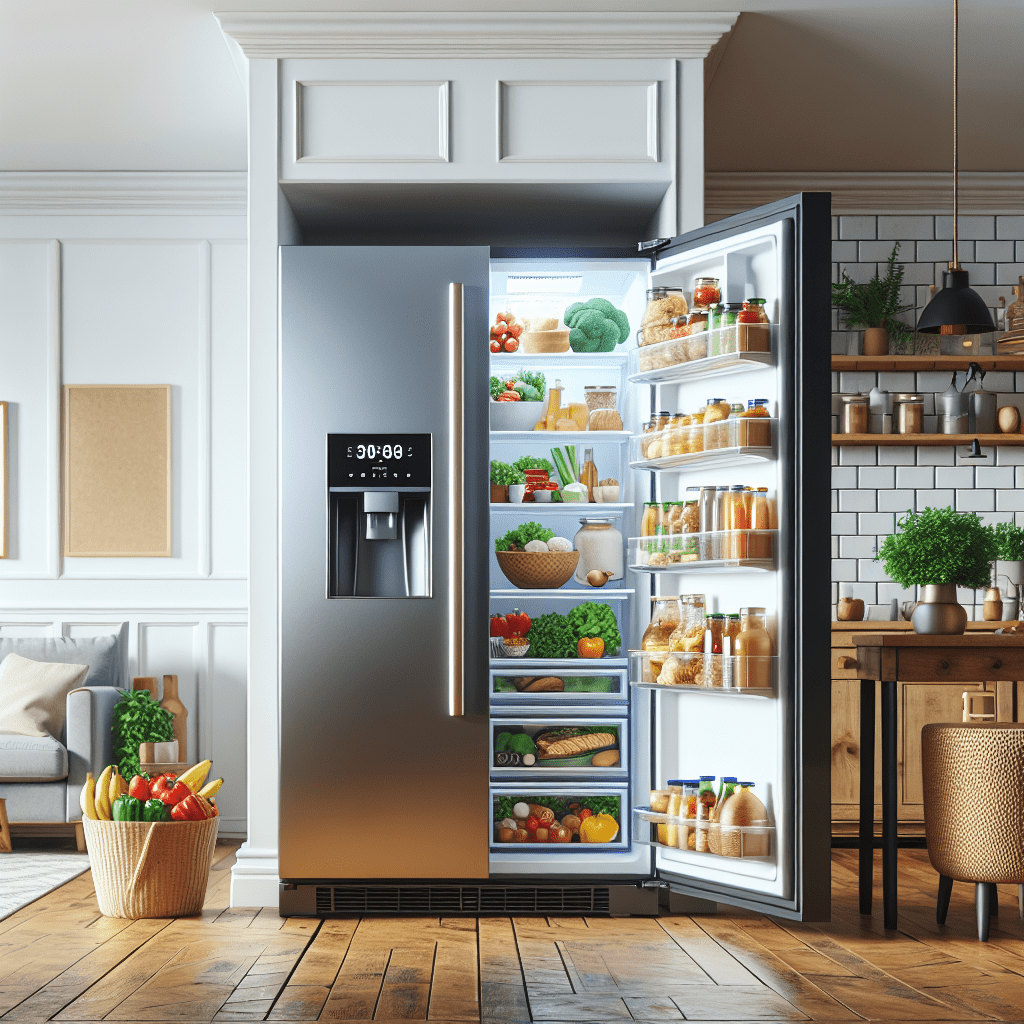 Double-door refrigerators: ideal for large families - BonPrix Électroménagers