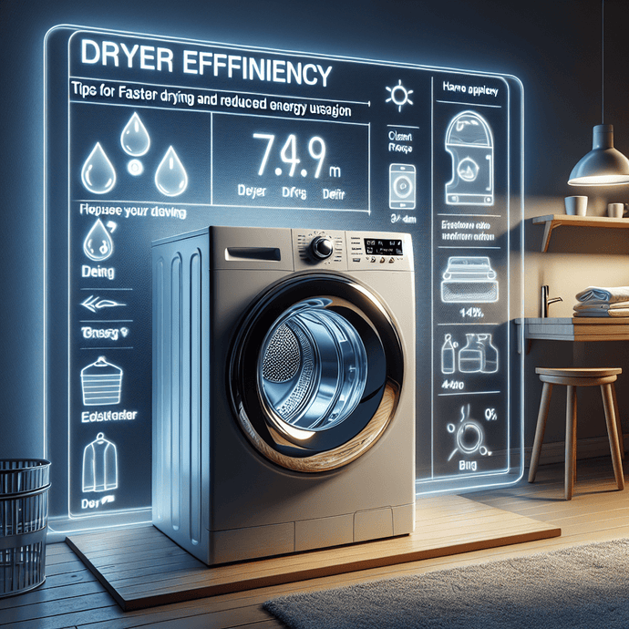 Dryer Efficiency: Tips for Faster Drying and Reduced Energy Usage