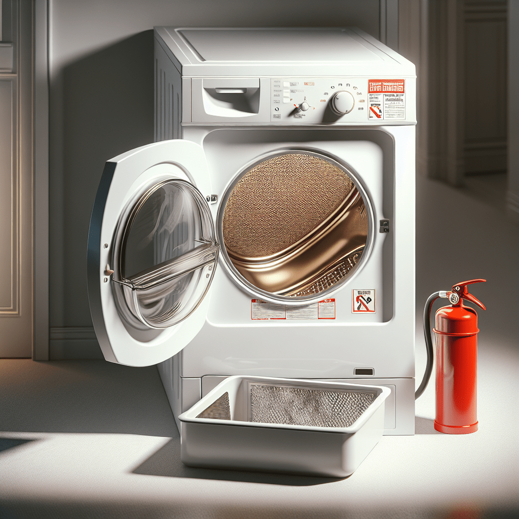 Dryer: How to prevent fire risks due to lint build-up - BonPrix Électroménagers