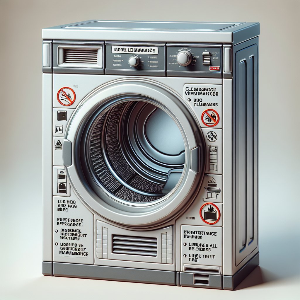 Dryer Safety Precautions: Preventing Potential Hazards - BonPrix Électroménagers
