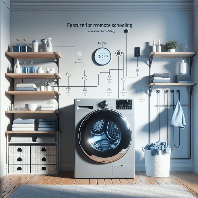 Dryers with remote scheduling for more flexibility