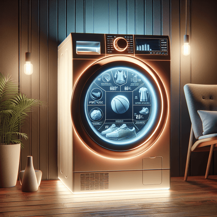 Séchoirs avec des réglages pour les tissus de sportswear