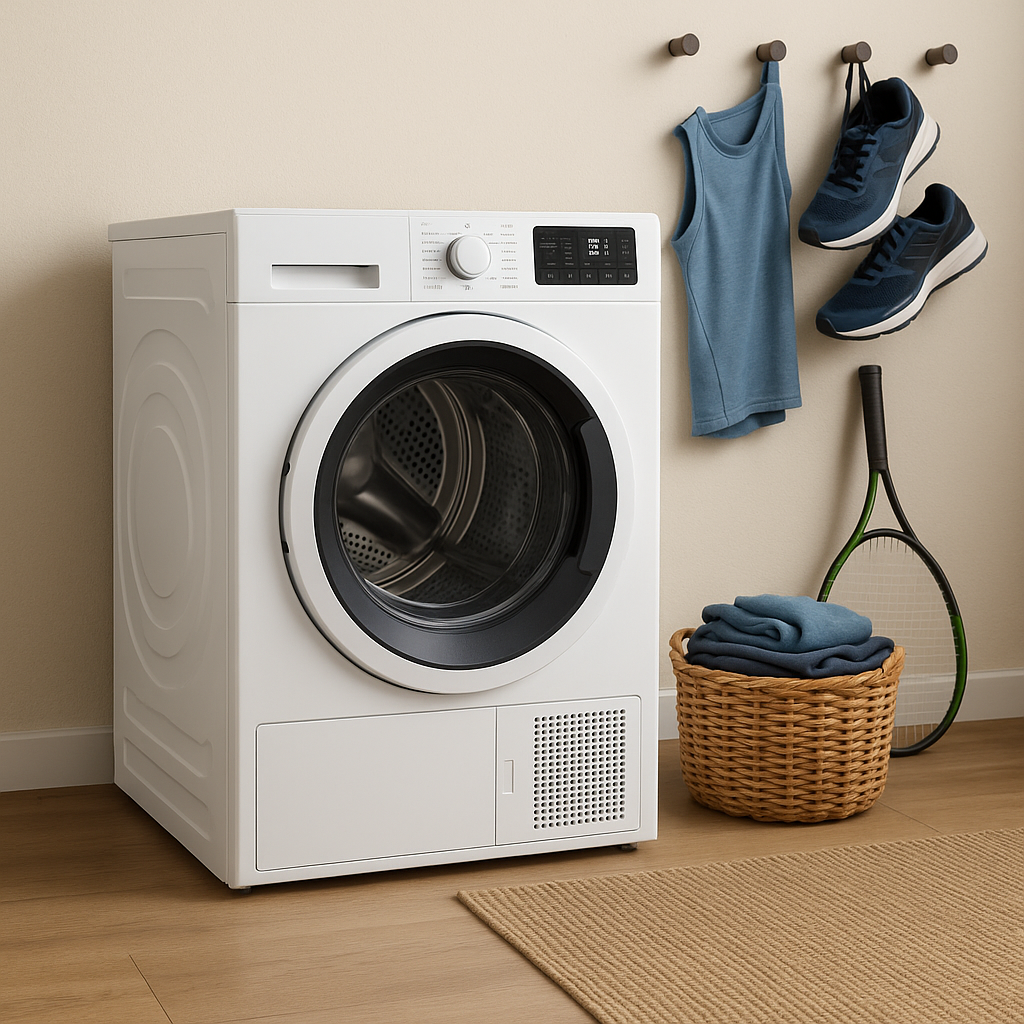Dryers with special cycles for sportswear