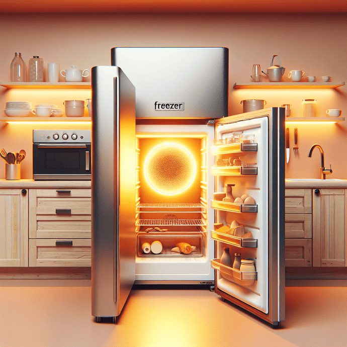 Freezer: How to prevent warm air from entering when opening the door