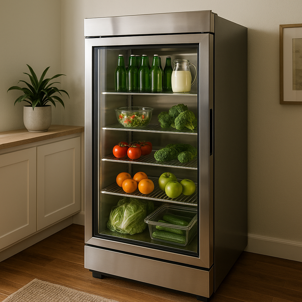 Glass Door Refrigerators: How to Maintain Their Clarity and Functionality