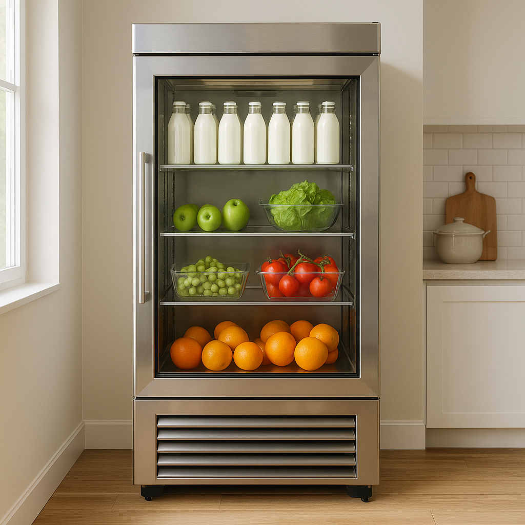 Glass Door Refrigerators: How to Maintain Their Clarity and Functionality