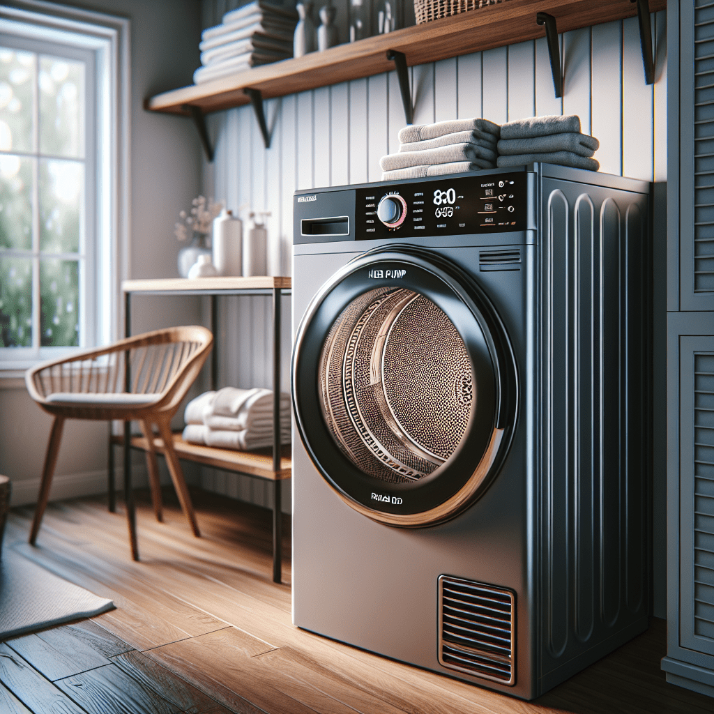 Sèche-linge à pompe à chaleur avec options de séchage rapide : Pour les jours de pluie