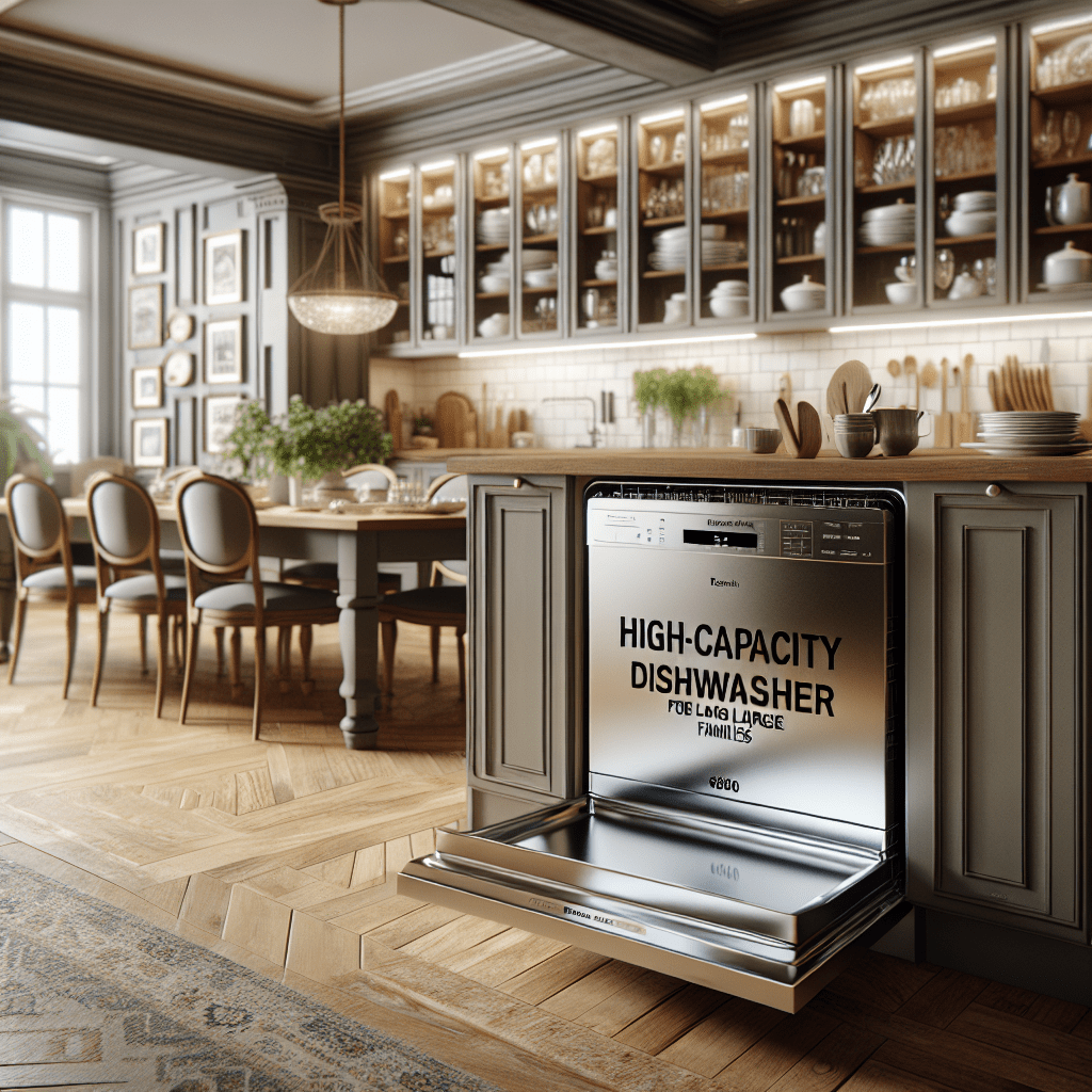 High-Capacity Dishwashers for Large Families - BonPrix Électroménagers