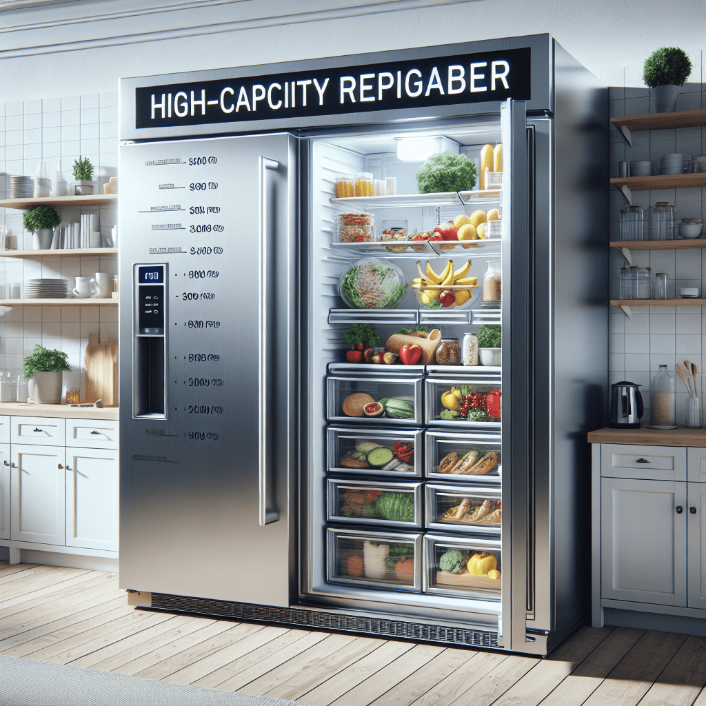 High-Capacity Refrigerators: A Solution for Large Families - BonPrix Électroménagers