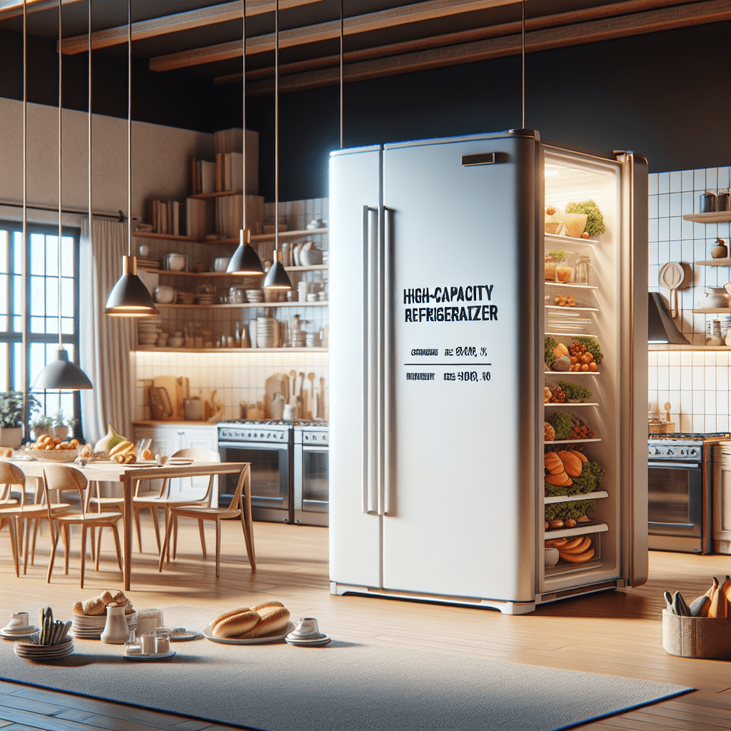 High-Capacity Refrigerators: A Solution for Large Families - BonPrix Électroménagers
