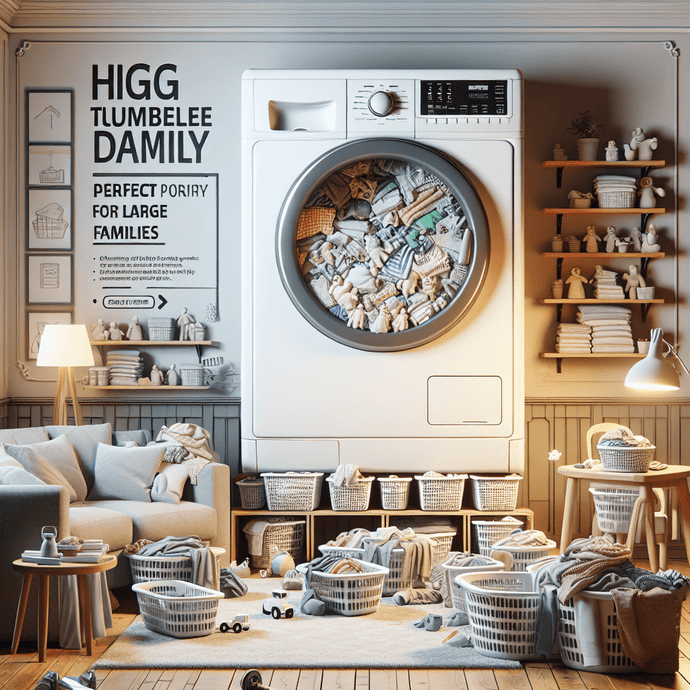 High-capacity tumble dryers: The ideal choice for large families