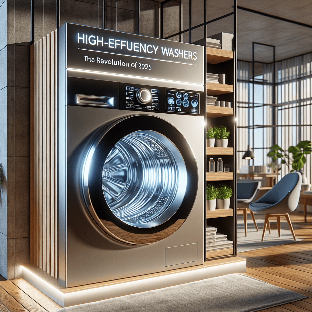 High-Efficiency Washers: The Revolution of 2025 - BonPrix Électroménagers