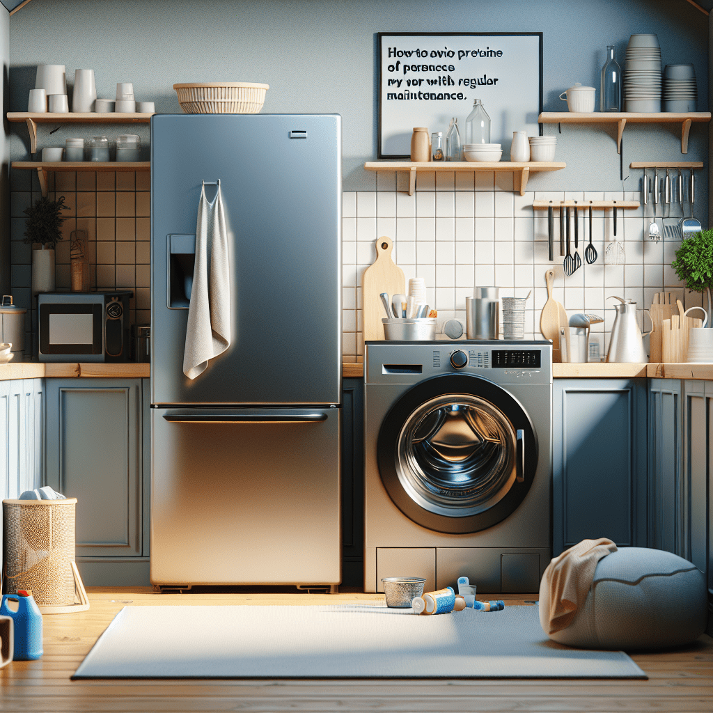 How to Avoid Premature Wear of Your Appliances with Regular Maintenance - BonPrix Électroménagers